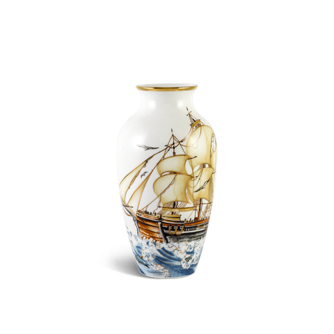  Bình hoa 27 cm - Thuận Buồm - Trang trí vàng 