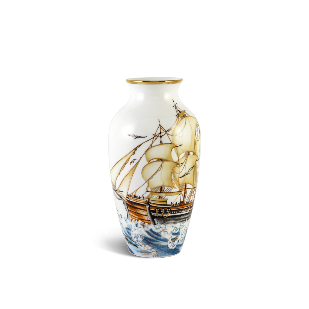 Bình hoa 27 cm - Thuận Buồm - Trang trí vàng
