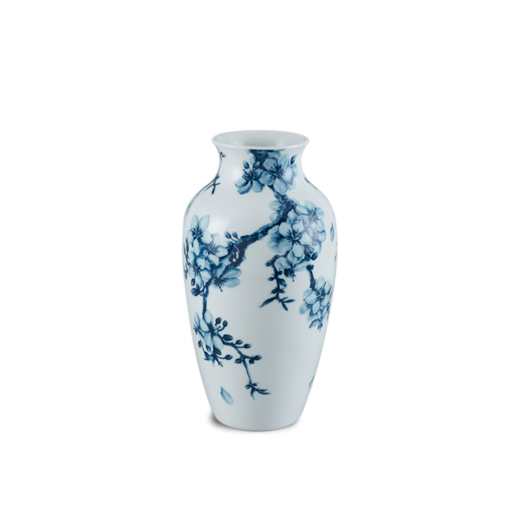 Bình hoa 27x14.5 cm - Bình hoa - Hoa Mai (Cobalt)