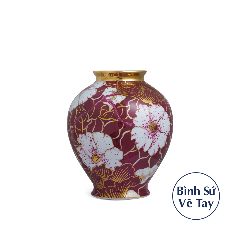 Bình hoa Sắc tía