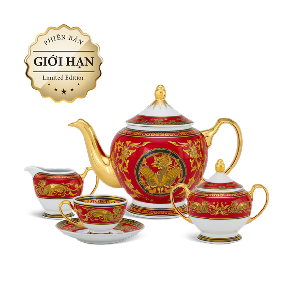 Bộ trà 1.3 L - Hoàng Cung - Sơn Hà