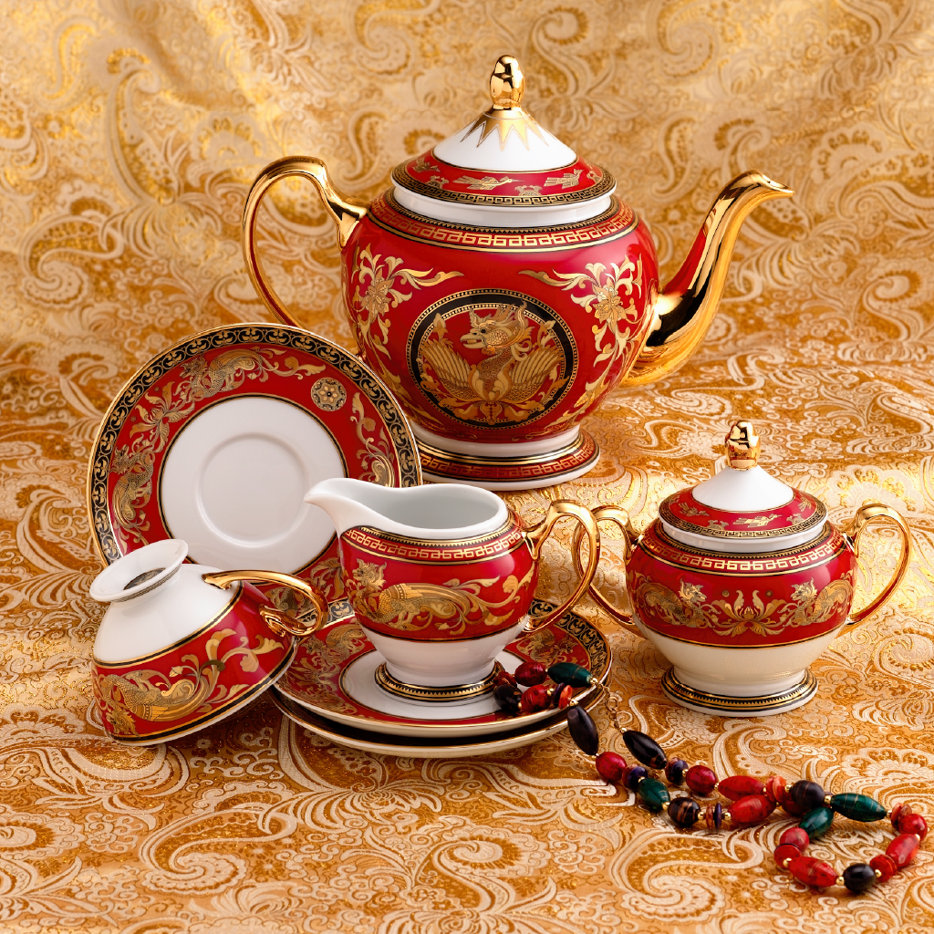 Bộ trà 1.3 L - Hoàng Cung - Sơn Hà