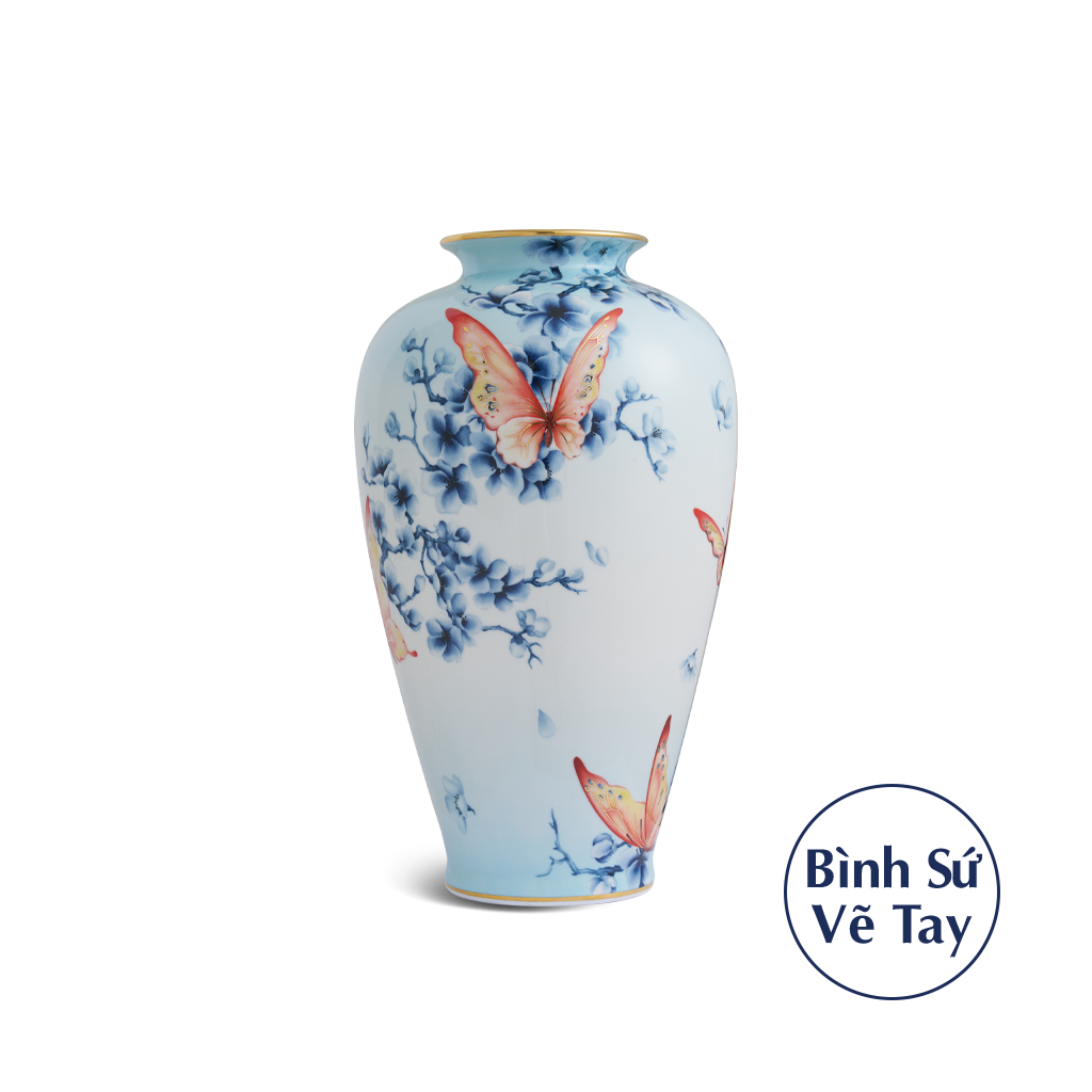 Bình hoa 40 cm - Bướm Đào