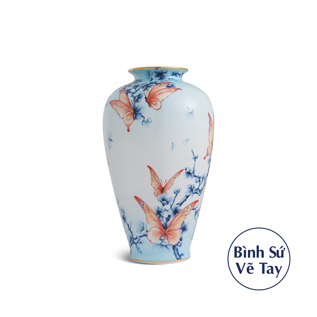 Bình hoa 40 cm - Bướm Đào