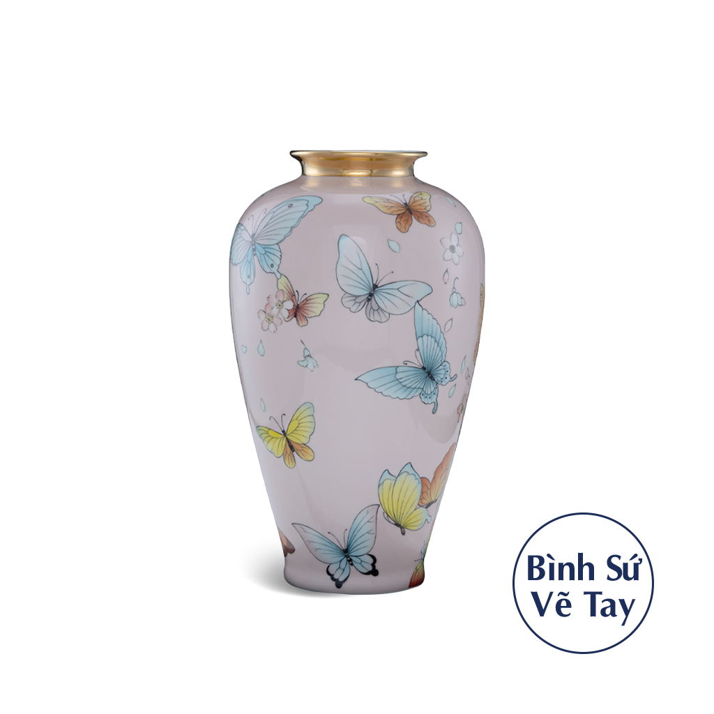 Bình hoa 40 cm - Bướm