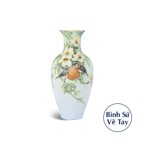  Bình hoa 40 cm - Chim & Trái Gấc 