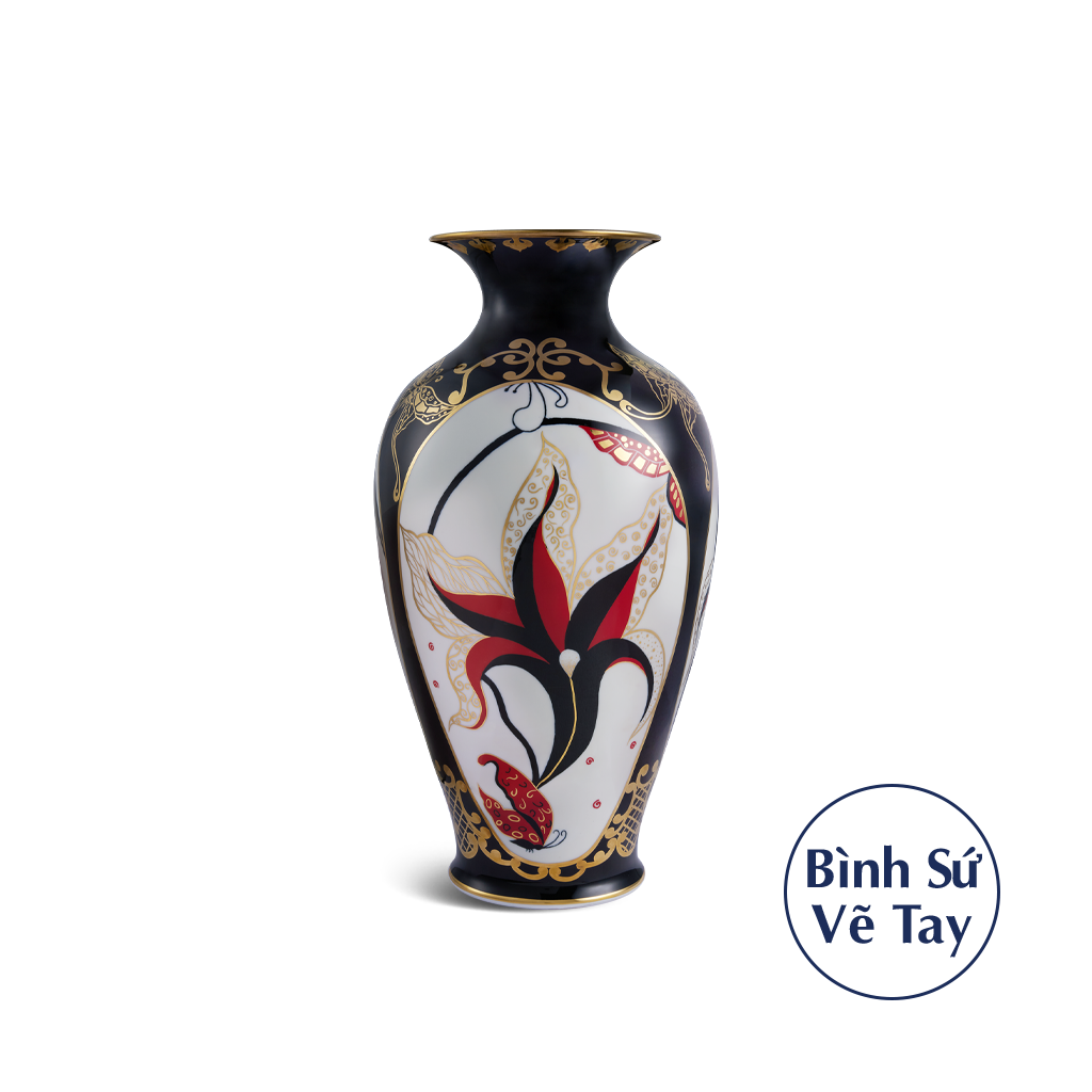 Bình hoa - Bướm