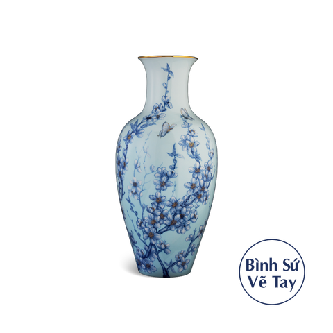  Bình hoa 50 cm - Đào Cobalt 
