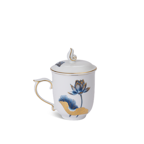  Ca trà 0.30 L + nắp - Mẫu Đơn - Tịnh Tâm Vàng 