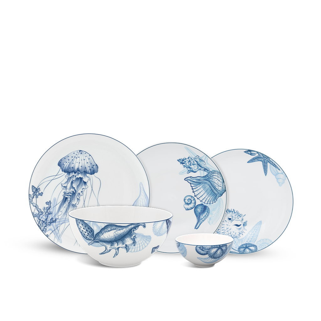 Bộ đồ ăn 17 sản phẩm - Timeless - Đại Dương