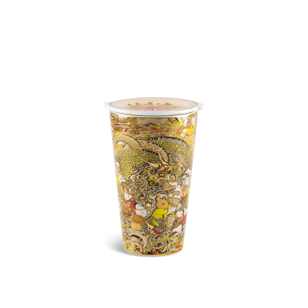 Ly sứ dưỡng sinh 0.48 L (K1) + nắp Dưỡng Sinh Lễ Hội Chuột