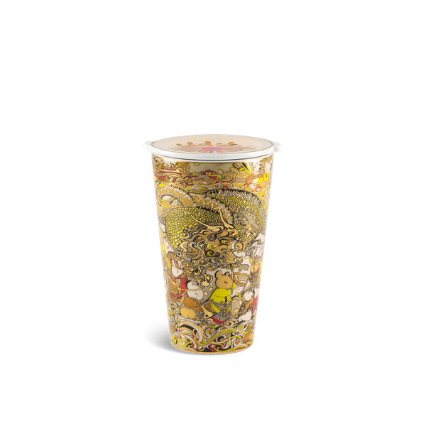 Ly sứ dưỡng sinh 0.48 L (K1) + nắp Dưỡng Sinh Lễ Hội Chuột