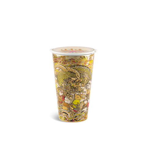  Ly sứ dưỡng sinh 0.48 L (K1) + nắp Dưỡng Sinh Lễ Hội Chuột 