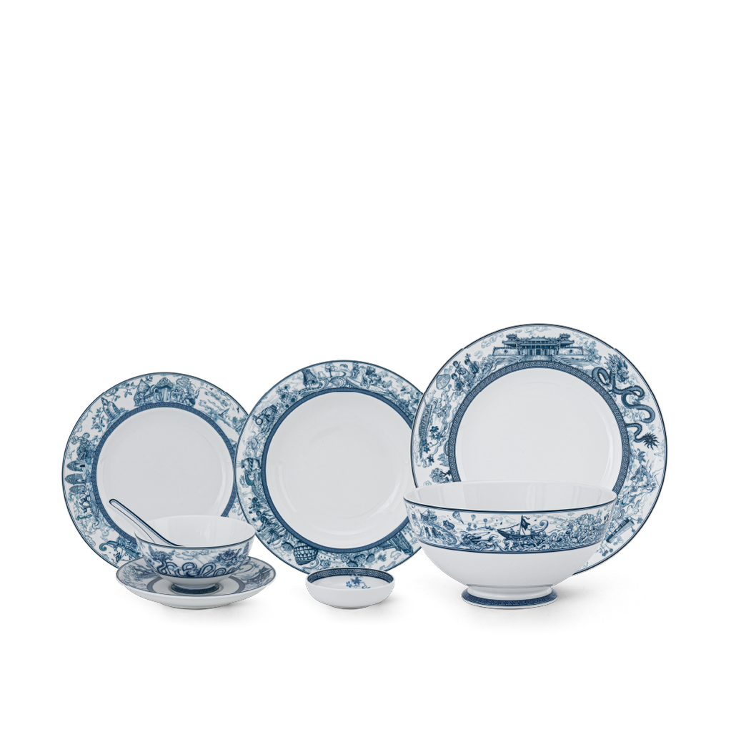 Bộ đồ ăn 30 sản phẩm - Hoàng Cung - Nam Quốc