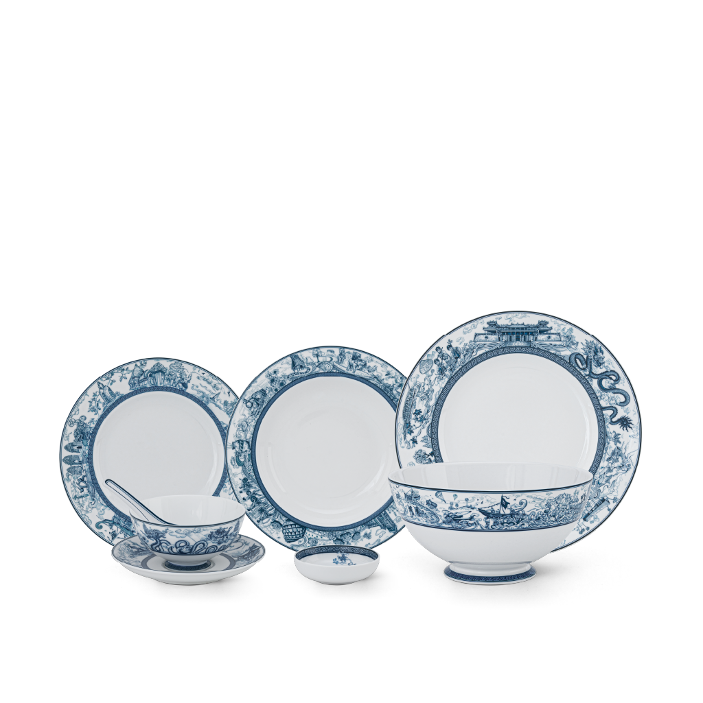 Bộ đồ ăn 30 sản phẩm - Hoàng Cung - Nam Quốc