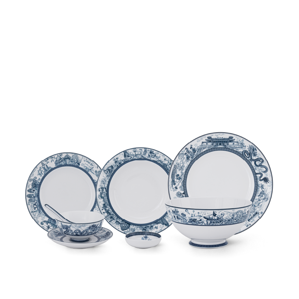 Bộ đồ ăn 30 sản phẩm - Hoàng Cung - Nam Quốc