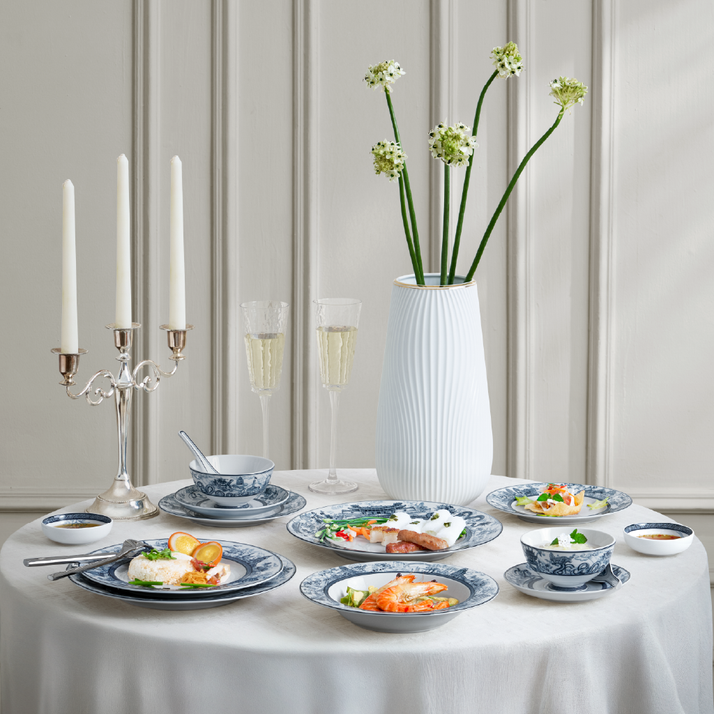 Bộ đồ ăn 30 sản phẩm - Hoàng Cung - Nam Quốc