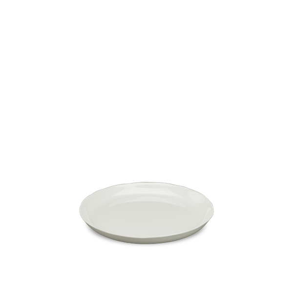 Khay trà 23 cm - Mẫu đơn IFP - Trắng Ngà