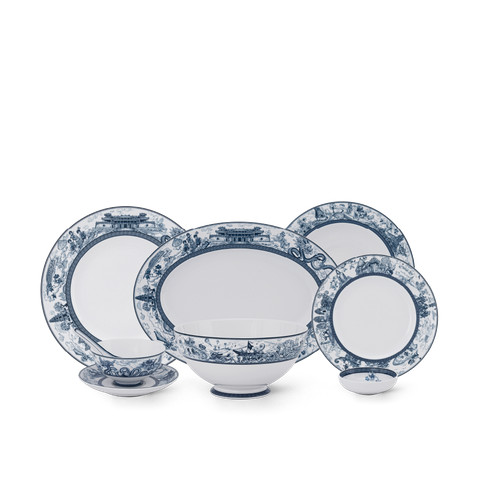  Bộ đồ ăn 6 người Âu-Á 44 sản phẩm - Hoàng Cung - Nam Quốc 