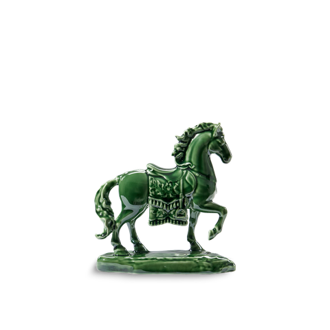  Tượng Bảo Mã 10.5cm - Tượng - Lưu Ly Xanh 