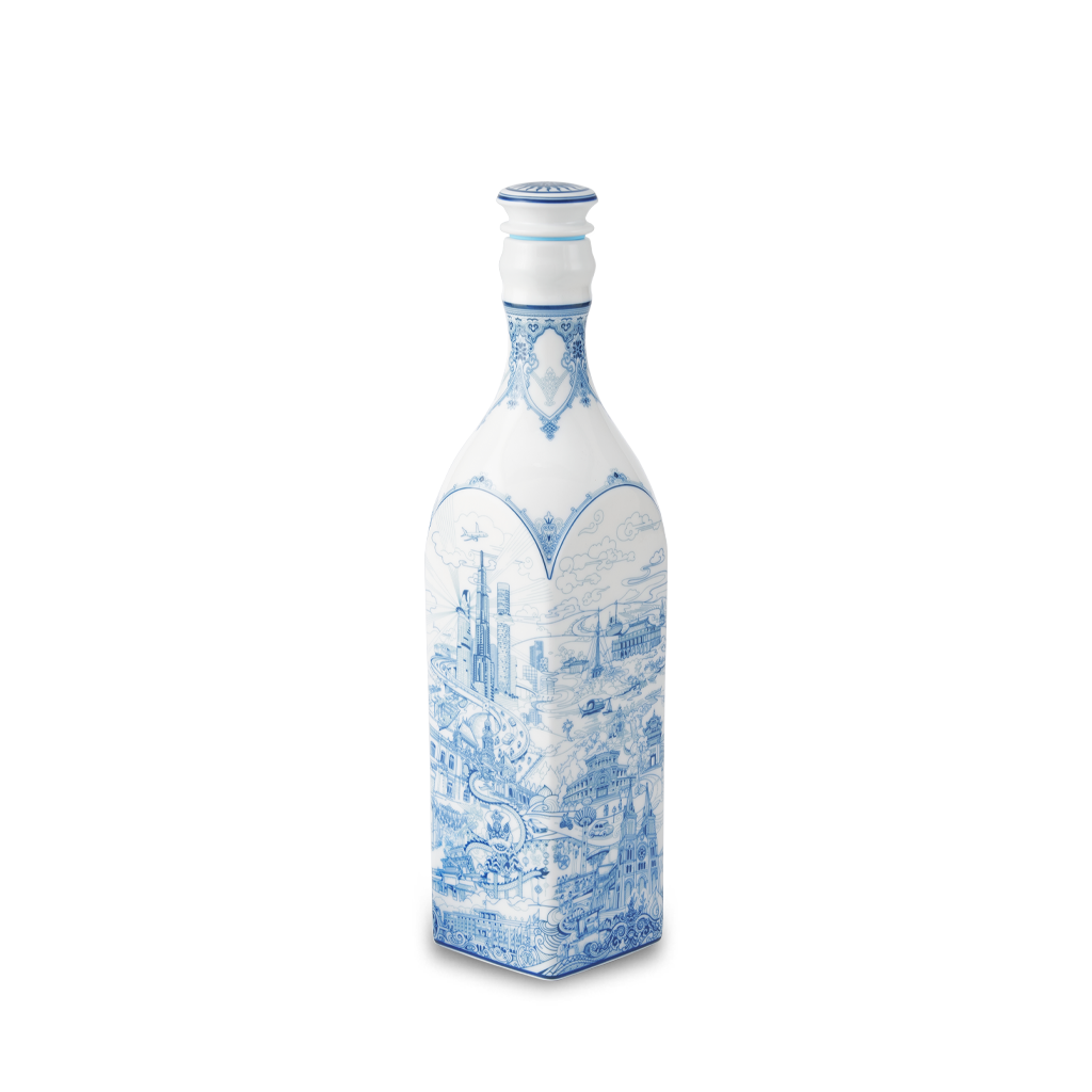 Chai sứ dưỡng sinh vuông 1.0 L + nắp (K1) - Dưỡng Sinh - Nam Quốc - Sài Gòn (TV)