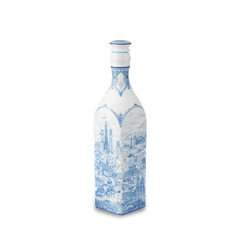  Chai sứ dưỡng sinh vuông 1.0 L + nắp (K1) - Dưỡng Sinh - Nam Quốc - Sài Gòn (TV) 