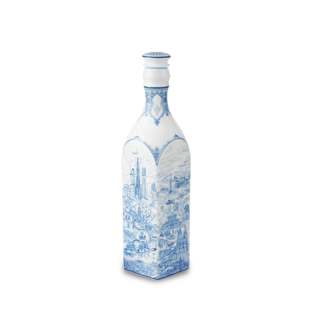 Chai sứ dưỡng sinh vuông 1.0 L + nắp (K1) - Dưỡng Sinh - Nam Quốc - Sài Gòn (TV)