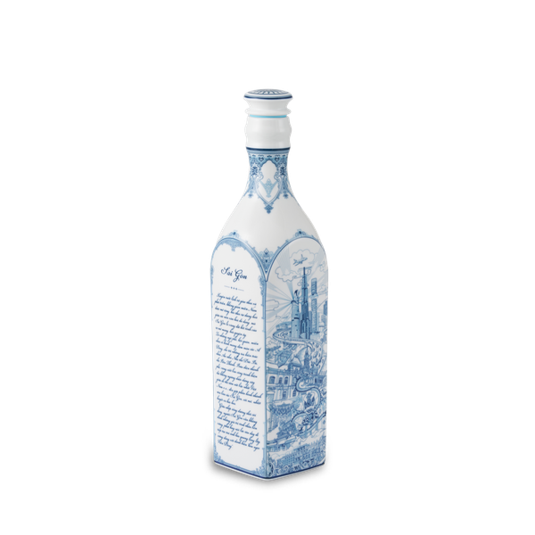 Chai sứ dưỡng sinh vuông 1.0 L + nắp (K1) - Dưỡng Sinh - Nam Quốc - Sài Gòn (TV)