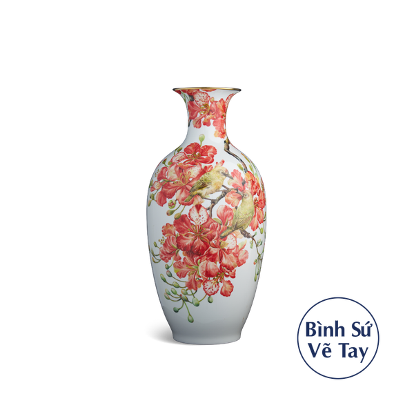 Bình hoa 40 cm - Chim & Hoa Phượng