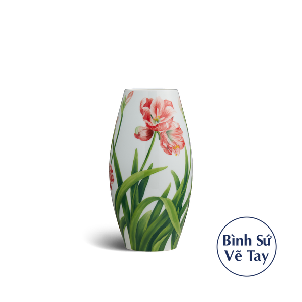 Bình hoa 28 cm - Hoa Huệ Tây