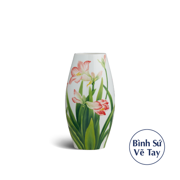 Bình hoa 28 cm - Hoa Huệ Tây