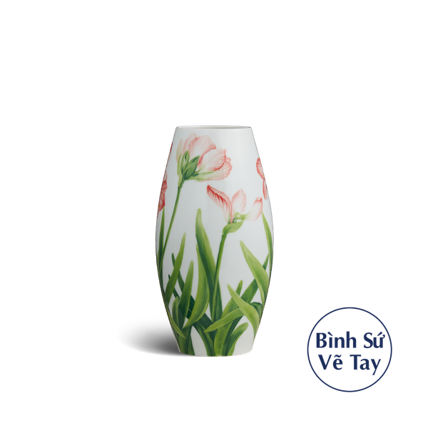 Bình hoa 28 cm - Hoa Huệ Tây