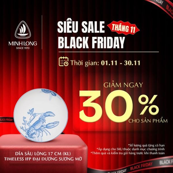 Dĩa sâu lòng 17 cm - Timeless IFP - Đại Dương Sương Mờ