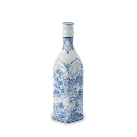  Chai sứ dưỡng sinh vuông 1.0 L + nắp (K1) - Dưỡng Sinh - Nam Quốc - Hà Nội (TV) 