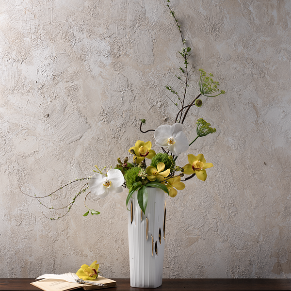 Bình hoa Hoàng Kim 30 cm - Bình Hoa - Trang Trí Vàng