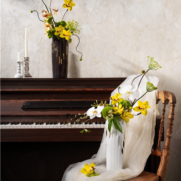 Bình hoa Hoàng Kim 30 cm - Bình Hoa - Trang Trí Vàng