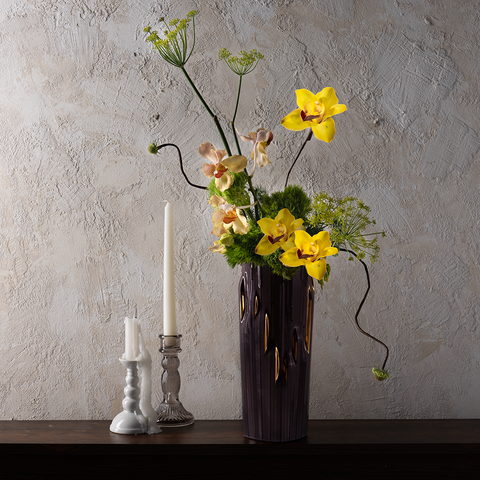  Bình hoa Hoàng Kim 30 cm - Bình Hoa - Hỏa Biến Xanh Dương 