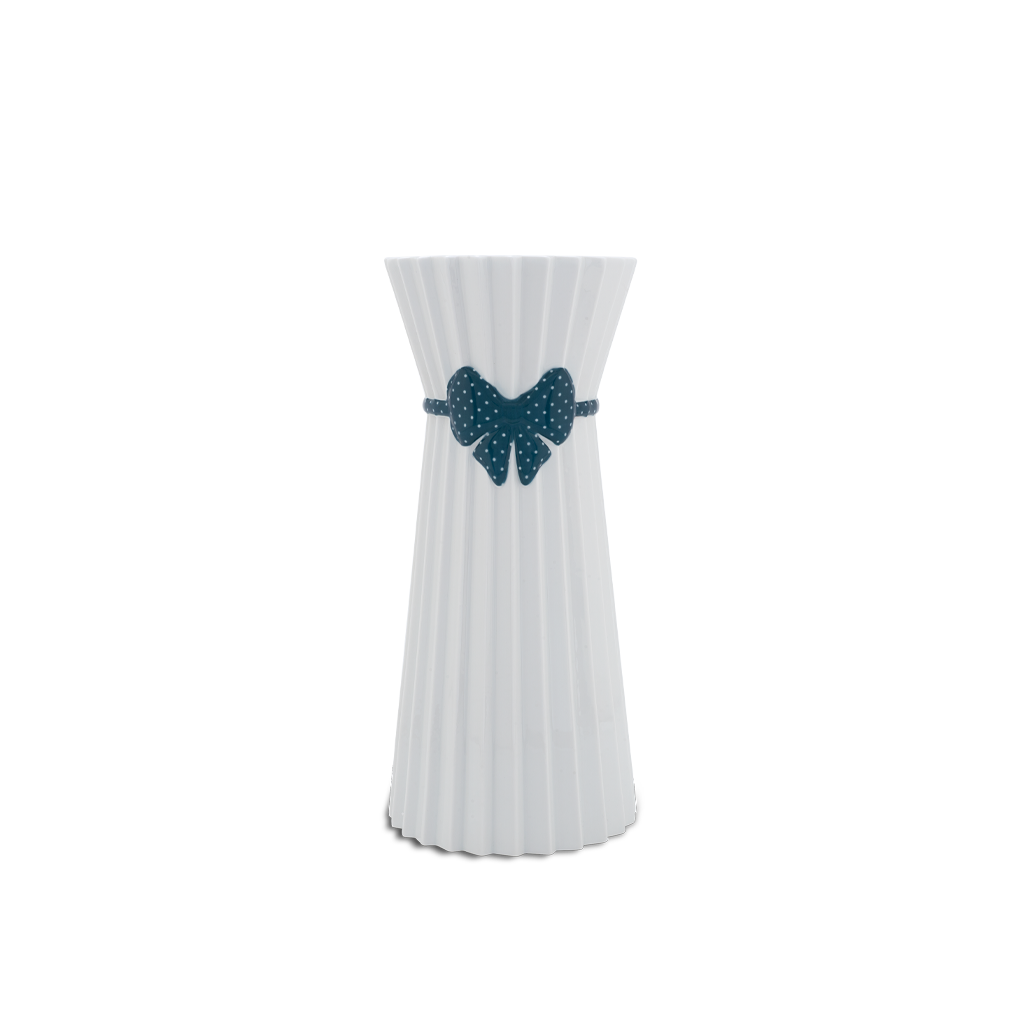 Bình hoa Thanh Tú 30 cm - Bình Hoa - Nơ Xanh Đậm