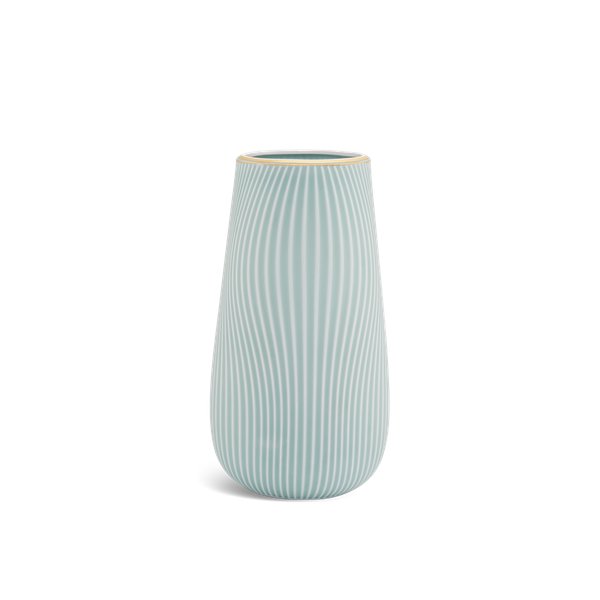 Bình hoa Zen 30 cm (KN-K1)	- Bình hoa - Men Ngọc Sương Mờ (vàng)