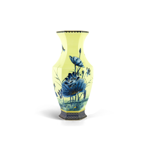  Bình hoa Lộc Phát 40 cm - Bình Hoa - Sen vàng nền vàng 