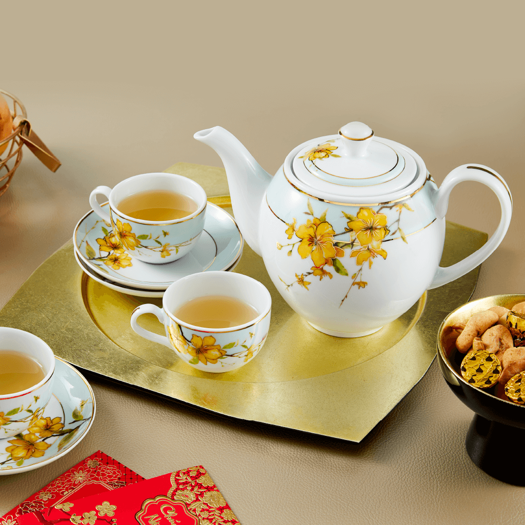 Bộ trà Camellia Hoa Mai