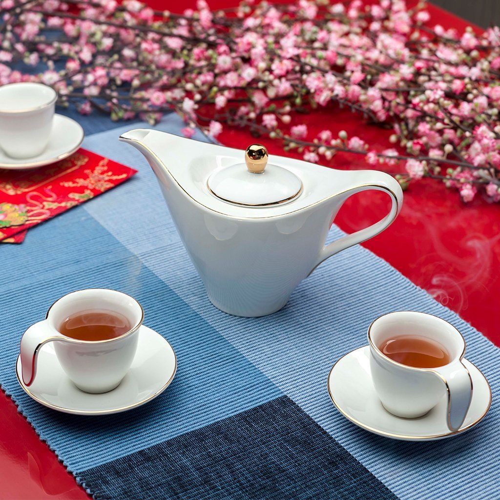 Bộ trà Anh Vũ IFP Chỉ Vàng