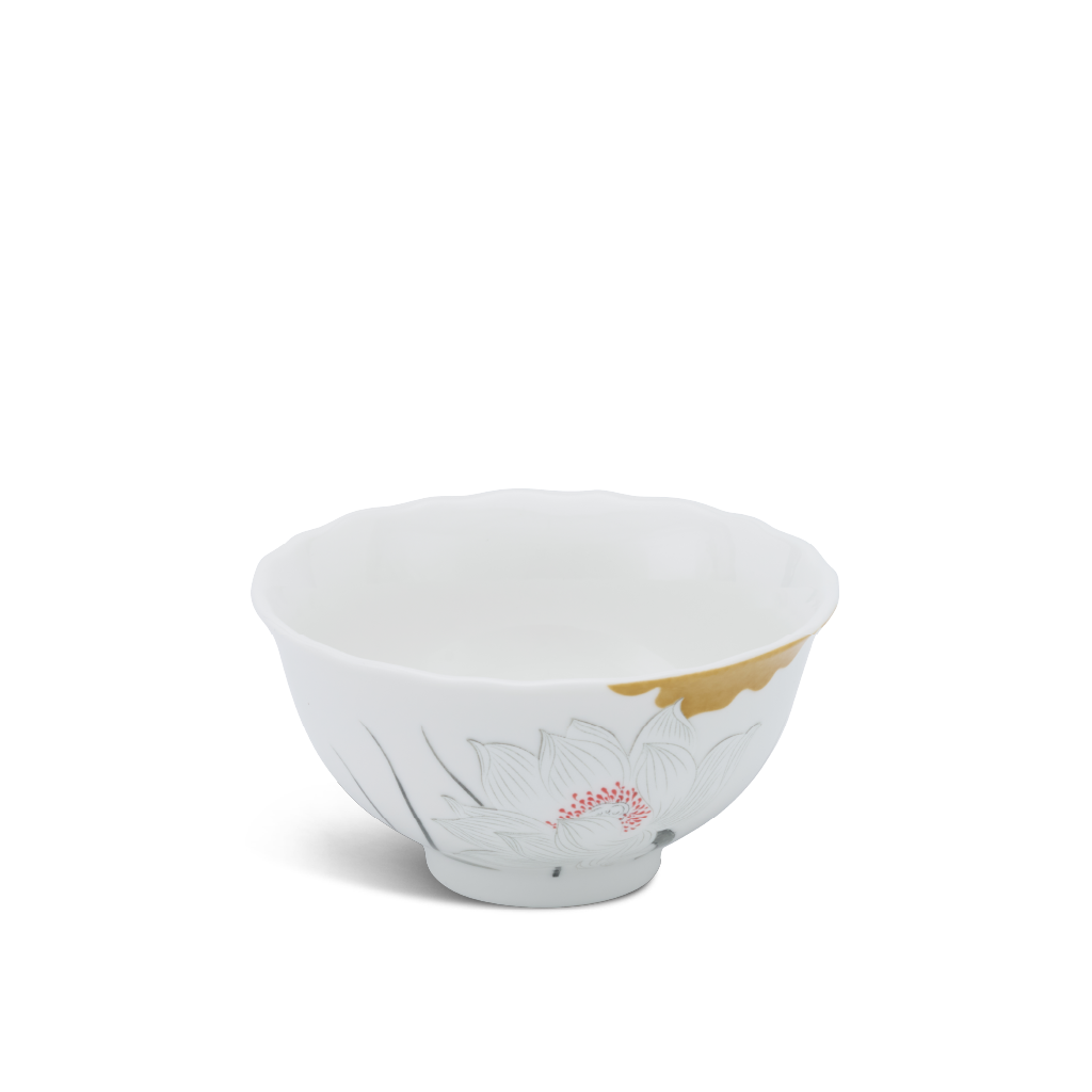 [GT] Chén cơm 11.5 cm - Mẫu Đơn IFP - Tuyết Liên