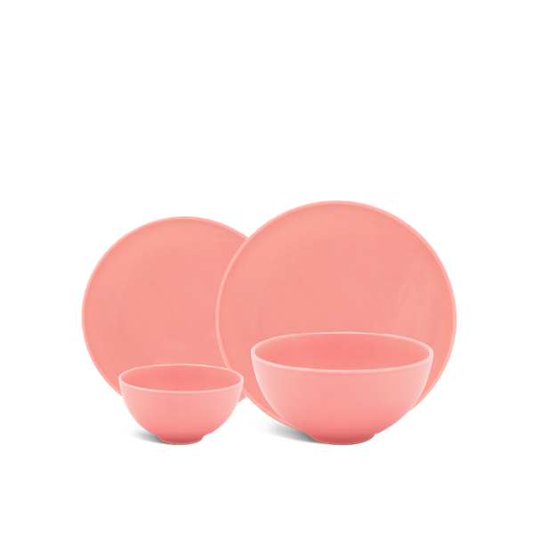 Bộ đồ ăn 09 sản phẩm - Timeless - Màu Hồng 2