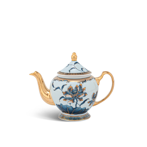 Bình trà + nắp - Hoàng Cung - Sen Ngọc