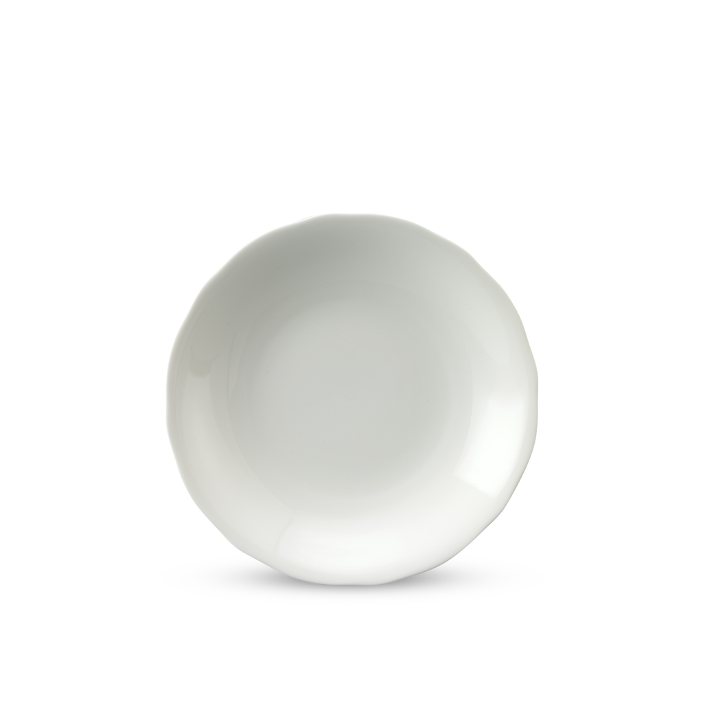 Dĩa tròn sâu 25 cm - Mẫu Đơn IFP - Trắng Ngà