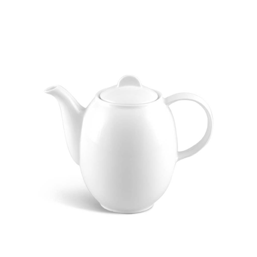 Bình trà + nắp - Sago - Trắng