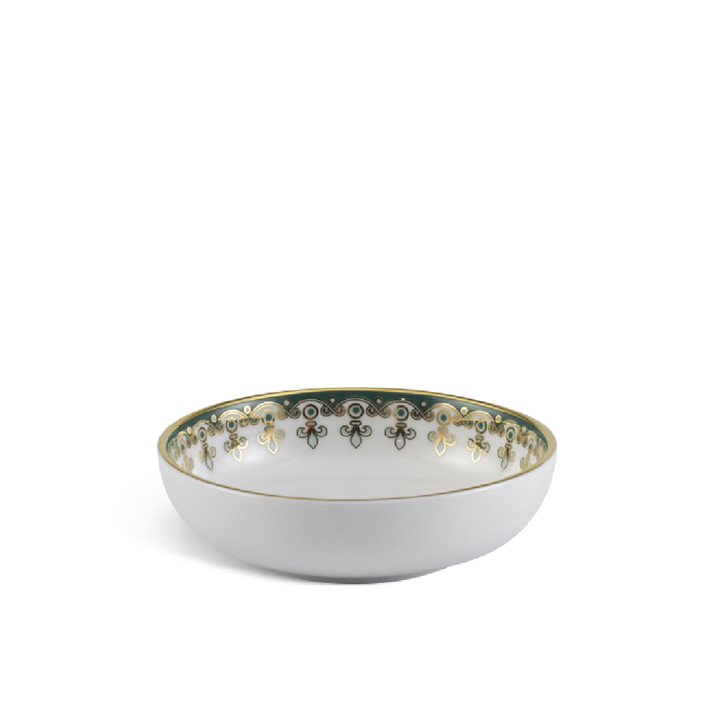 Chén chấm 9 cm - camellia - đồng tâm xanh lá