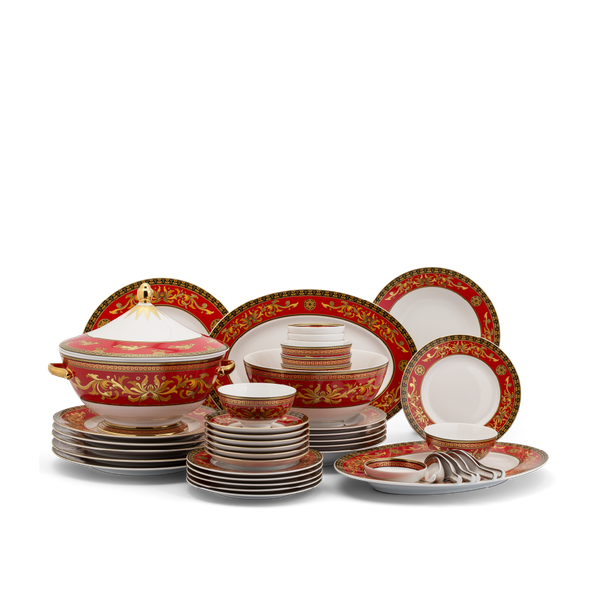 Bộ đồ ăn 10 người đầy đủ 49 sản phẩm - Hoàng Cung - Quốc Sắc