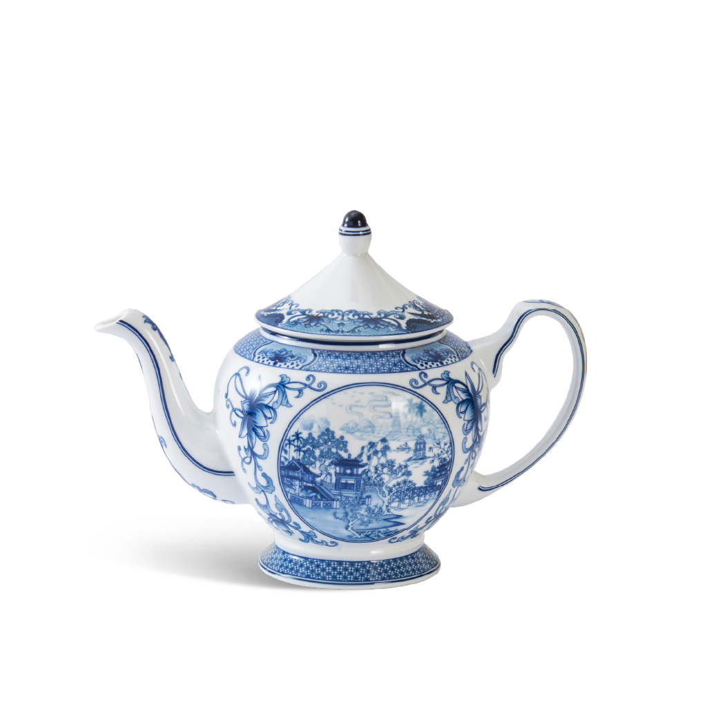 Bình trà + nắp - Hoàng Cung - Hồn Quê